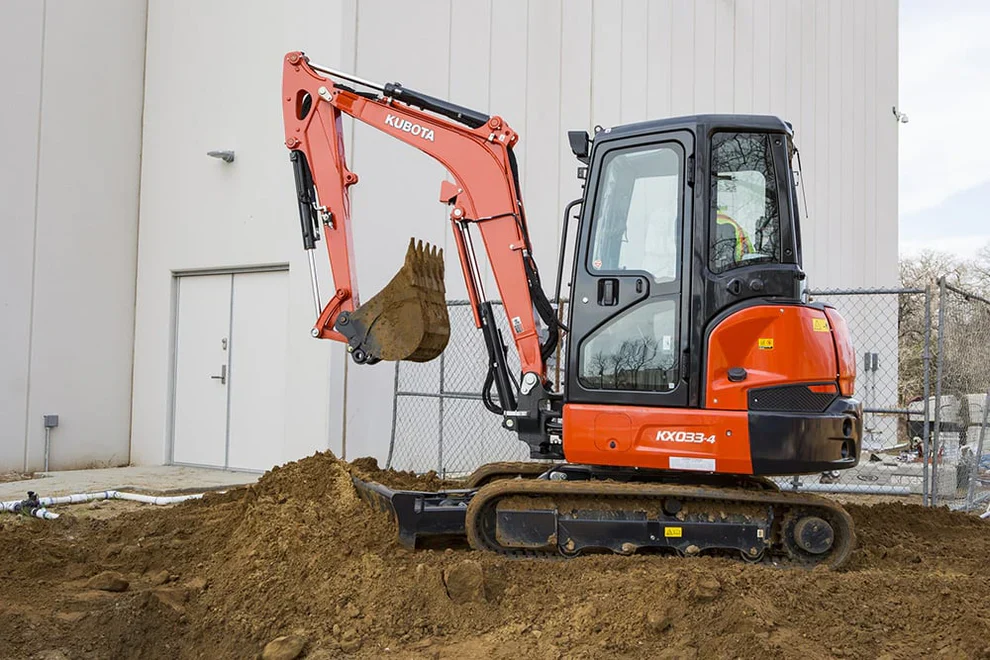 Kubota Mini Excavator KX033-4: Power, Precision, and Performance