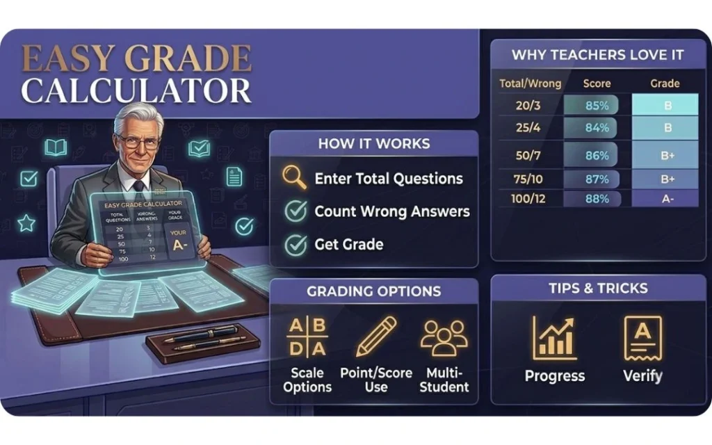 Easy Online Semester Grade Calculator for Students